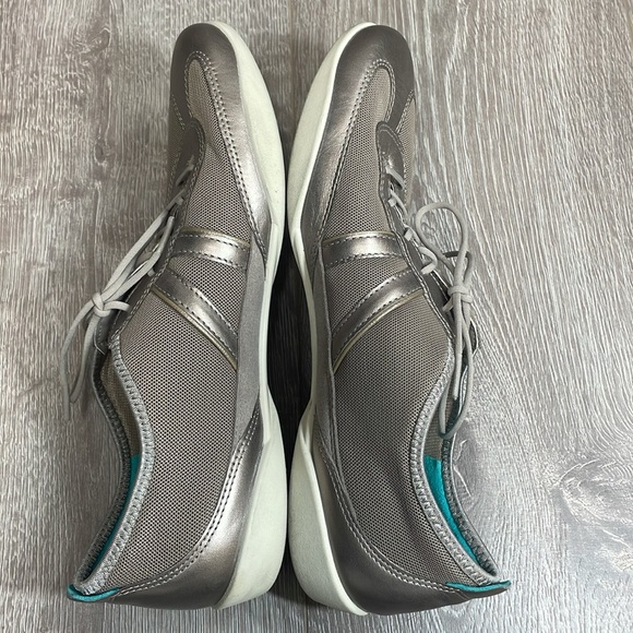 Ecco Bluma Summer Metallic Leather Mesh Lace Up Comfort Shoe Sneaker 10/10.5(41) - Picture 10 of 16